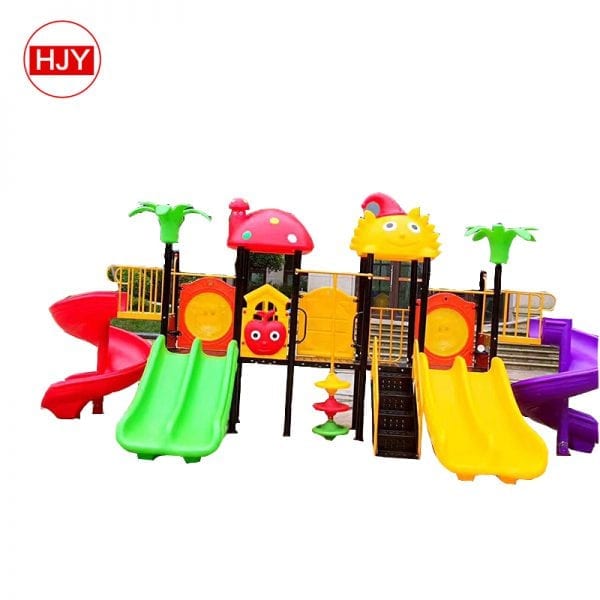 plastic slide outdoor playground