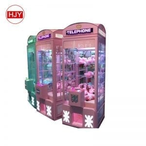 HJY Plush Crane Toy Vending Claw Coin Game Machine/Toy Gift Claw Crane machine for game room