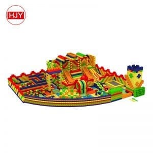 rectangular kids trampoline park
