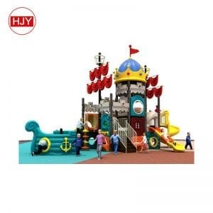 High quality Castle on the sea theme plastic tubes playground kids sliding toys from Guangzhou