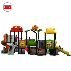 outdoor plastic playground slide