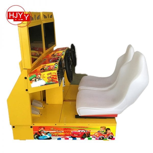 Children toy car racing game machine