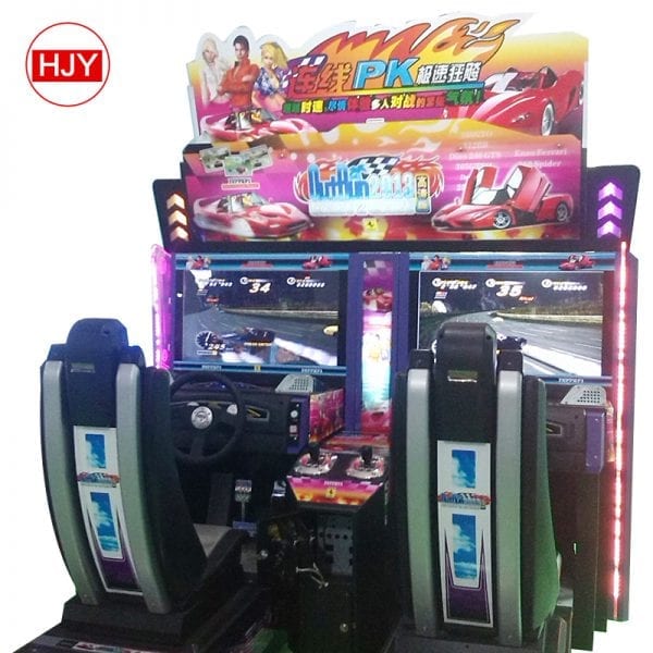 Children toy car racing game machine