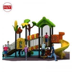 outdoor plastic slide playground