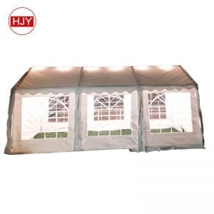 White Roof Cover Aluminium Frame resort tent