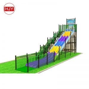 outdoor playground plastic slide