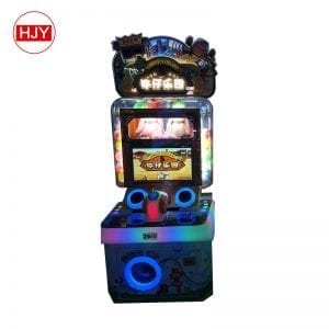 children cowboy cartoon style shooting arcade game machine indoor